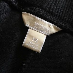 Black Suede Michael Kors Pants